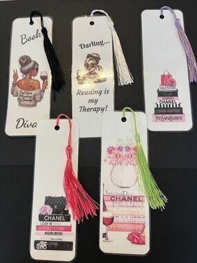 Set of 5 Fashionista Bookmarks $15
Free Shipping!